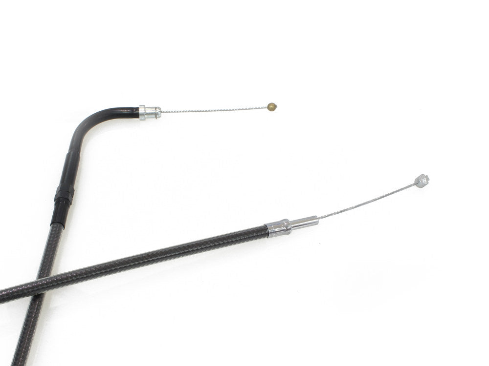 49-1/2in. Throttle Cable - Black Pearl. Fits Big Twin 1996-2017.