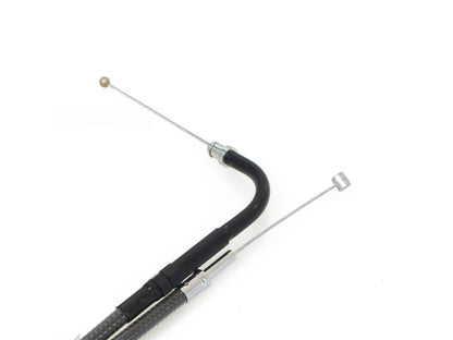 34-3/4in. Throttle Cable - Black Pearl. Fits Big Twin 1996-2017.