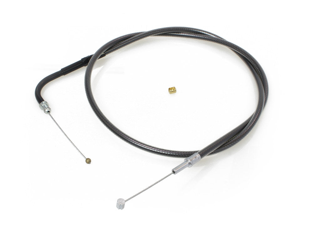 38-3/4in. Throttle Cable - Black Pearl. Fits Big Twin 1996-2017.