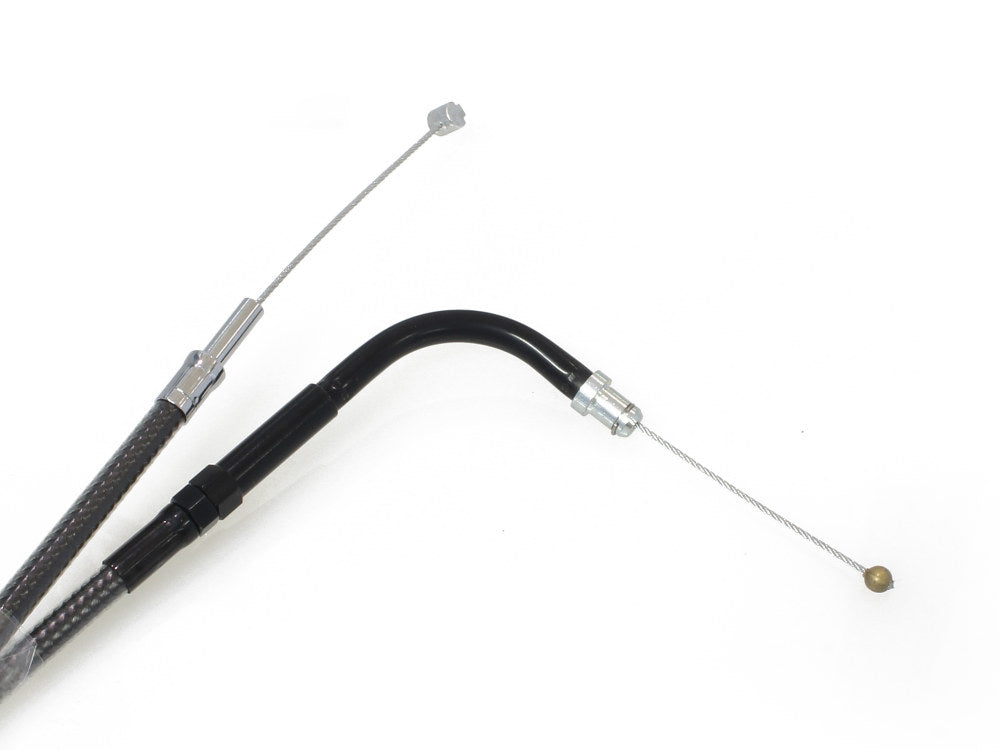 28-1/2in. Throttle Cable - Black Pearl. Fits Big Twin 1996-2017.
