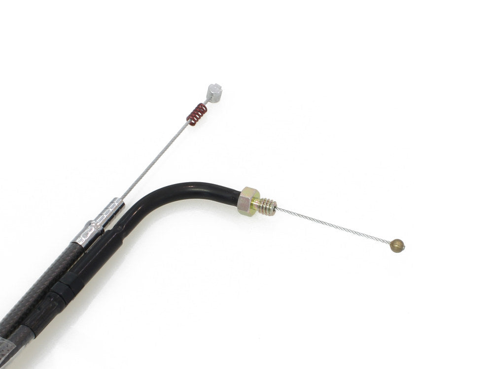 43-1/2in. Idle Cable - Black Pearl. Fits Big Twin 1990-1995.