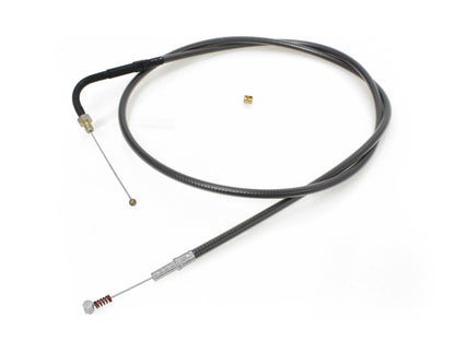 43-1/2in. Idle Cable - Black Pearl. Fits Big Twin 1990-1995.