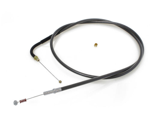 49-1/2in. Idle Cable - Black Pearl. Fits Big Twin 1996-2017.