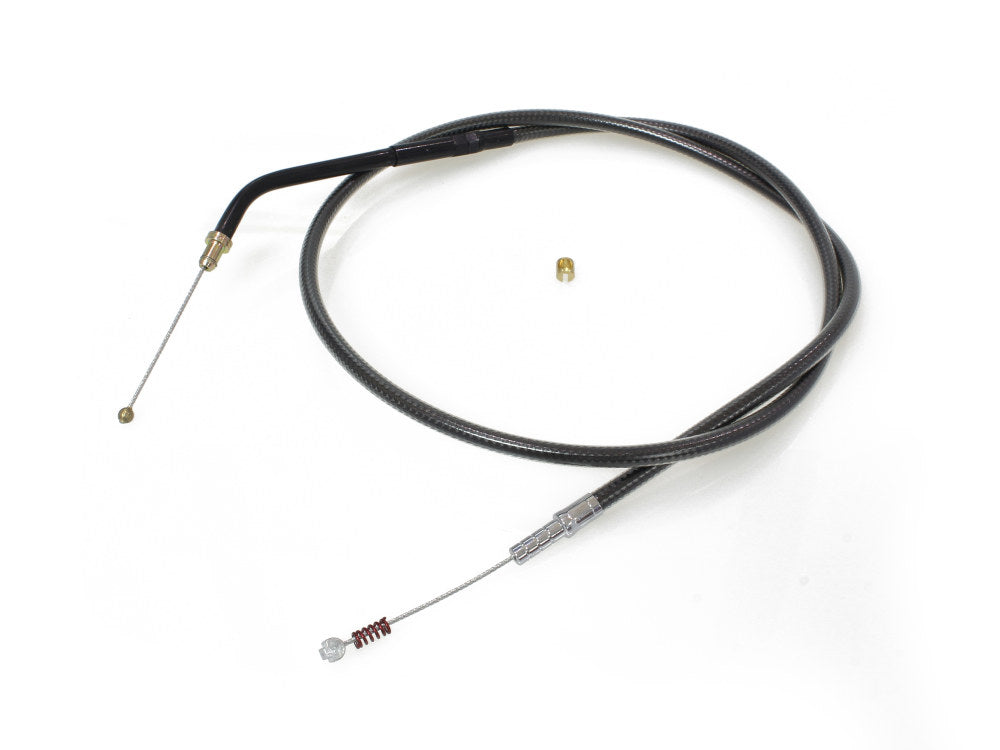 34in. Idle Cable - Black Pearl. Fits Sportster 2007-2021.