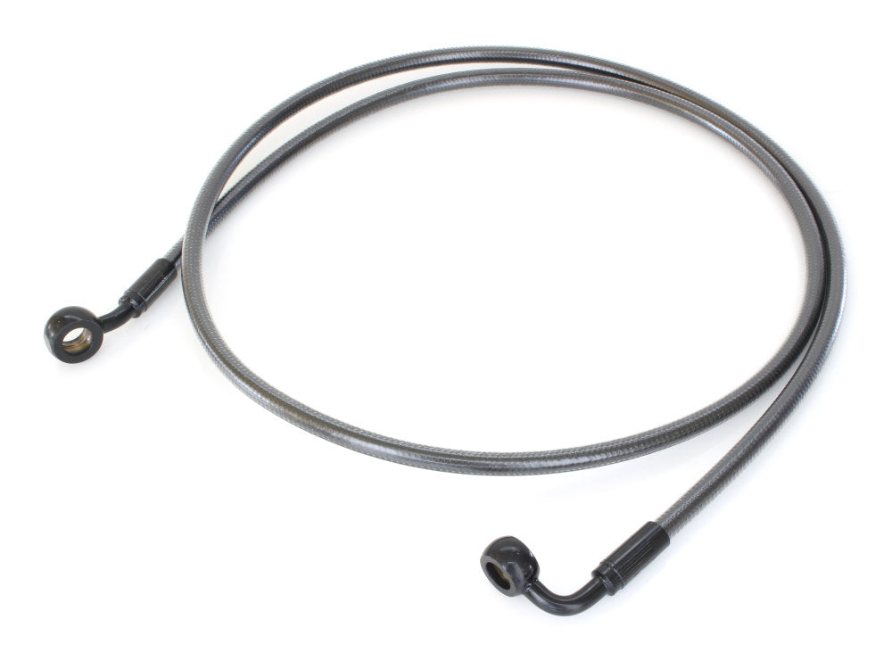 54in. E-Z Align Front Brake Line with 7/16in. x 35 Degree Banjo - Black Pearl.