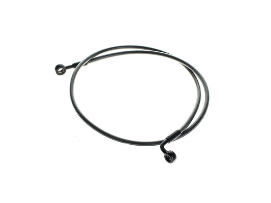 46in. E-Z Align Front Brake Line with 7/16in. x 180 Degree Banjo - Black Pearl