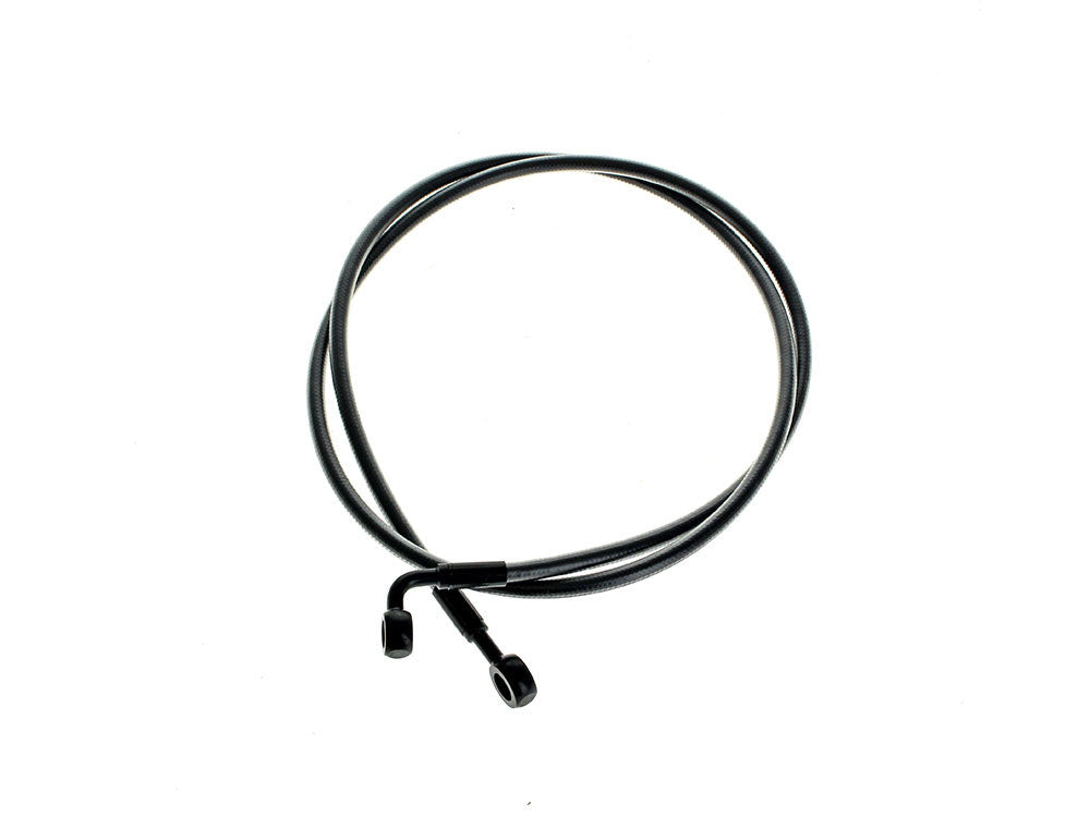 54in. E-Z Align Front Brake Line with 7/16in. x 180 Degree Banjo - Black Pearl