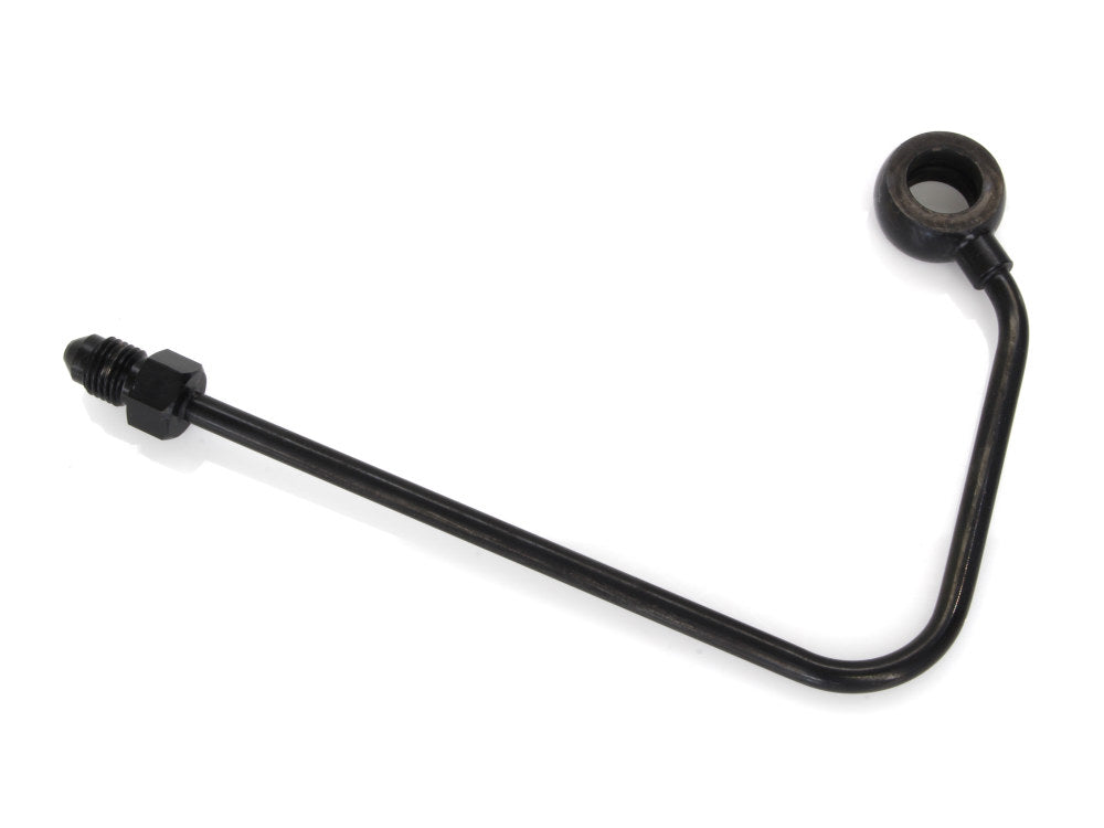 ABS Pump to Top Brake Line ABS Adapter J-Hook - Black. Fits Softail 2011-2017.
