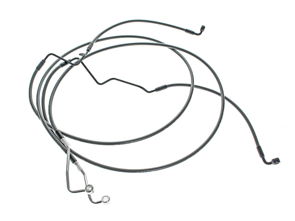 Lower Front Brake Line - Black Pearl. Fits Ultra Limited 2024up