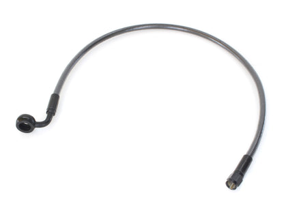 22in. Upper Front Brake Line with 12mm x 90 Degree Banjo - Black Pearl.