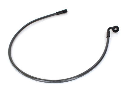 28in. Upper Front Brake Line with 12mm x 90 Degree Banjo - Black Pearl.
