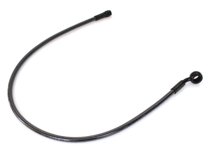26in. Upper Front Brake Line with 12mm x 35 Degree Banjo - Black Pearl.