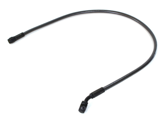 26in. Upper Front Brake Line with 12mm x 35 Degree Banjo - Black Pearl.