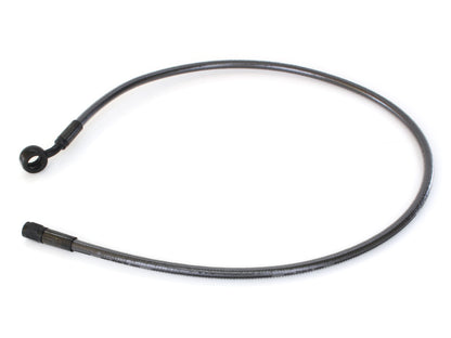 30in. Upper Front Brake Line with 12mm x 35 Degree Banjo - Black Pearl.