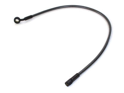 24in. Upper Front Brake Line with 7/16in. x 35 Degree Banjo - Black Pearl.