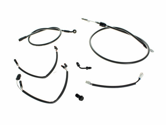 Black Pearl Cable Kit. Suits 14in. Ape Hangers on Breakout 2018-2024