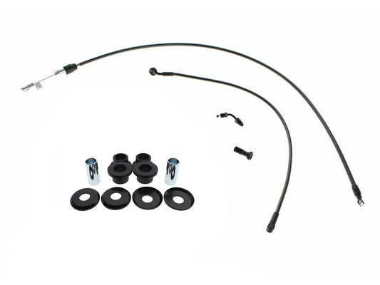 Black Pearl Cable Kit. Suits 9.5in. Risers on Low Rider S & Low Rider ST 2025up