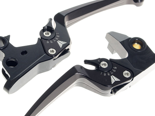 Adjustable Levers - Black. Fits Softail 2015-2024