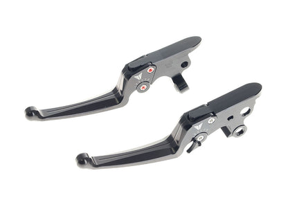 Adjustable Levers - Black. Fits Touring Most 2021-2024 with Cable Clutch