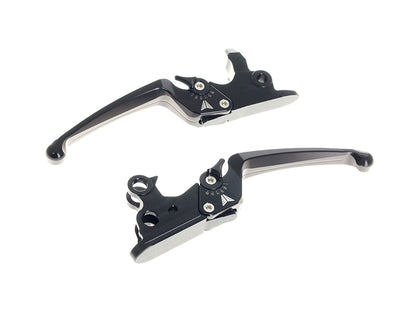 Adjustable Levers - Black. Fits Touring Most 2021-2024 with Cable Clutch