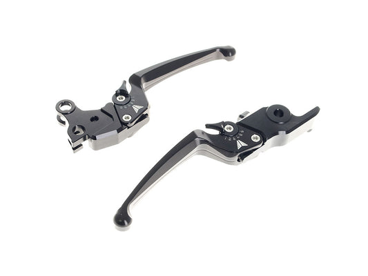 Adjustable Levers - Black. Fits CVO Touring 2023up & Street Glide & Road Glide 2024up