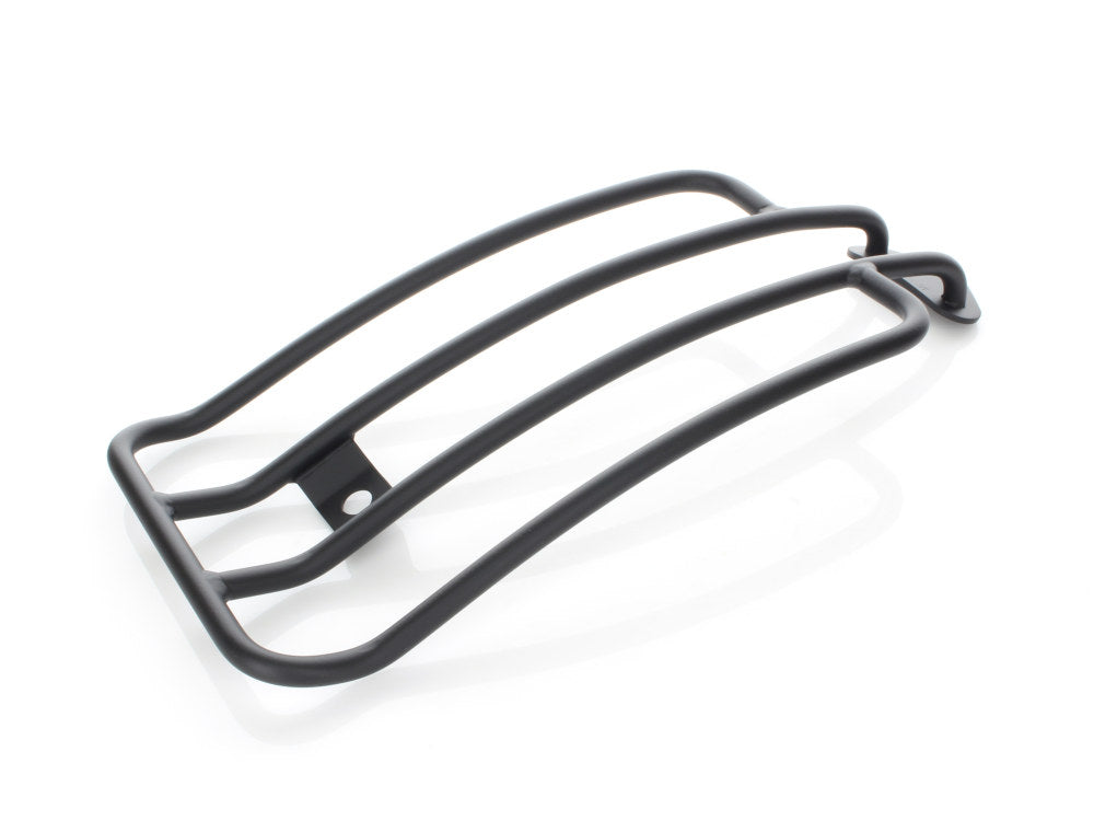 Solo Seat Luggage Rack - Matte Black. Fits Softail Slim 2012-2017 & Blackline 2011-2013.