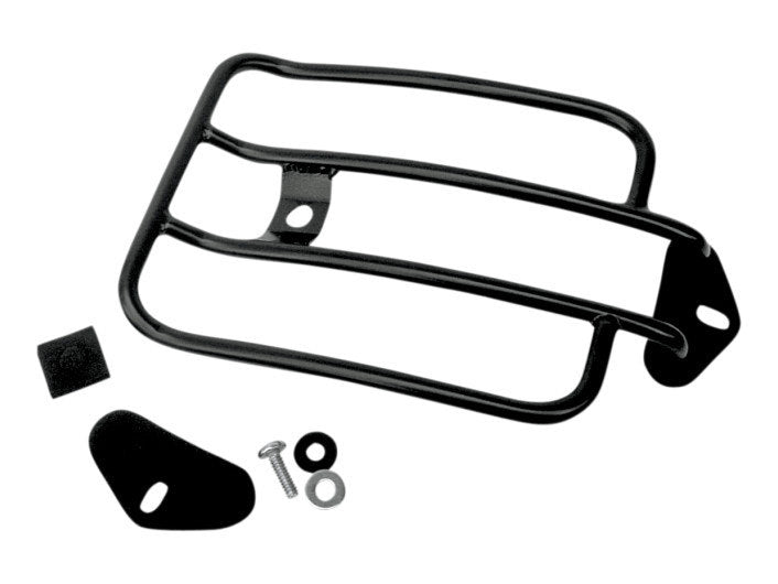 Solo Seat Luggage Rack - Matte Black. Fits Sportster 2004-2021