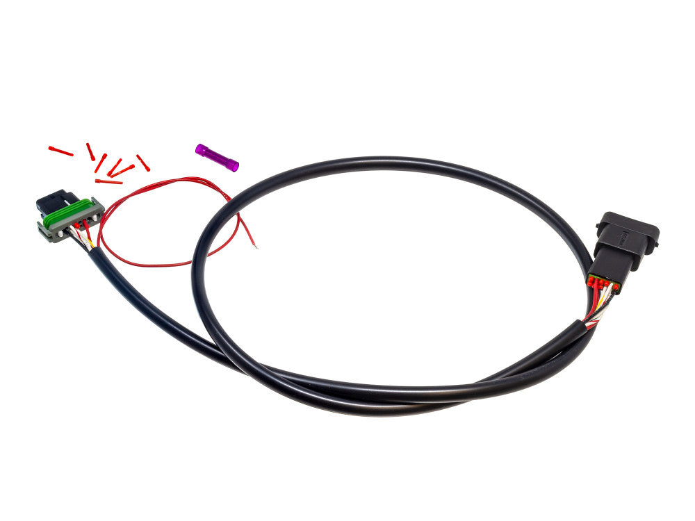 Speedometer & Instrument Extension Harness. Fits Road King 2014up, Dyna 2012-2017 & Softail 2011-2017