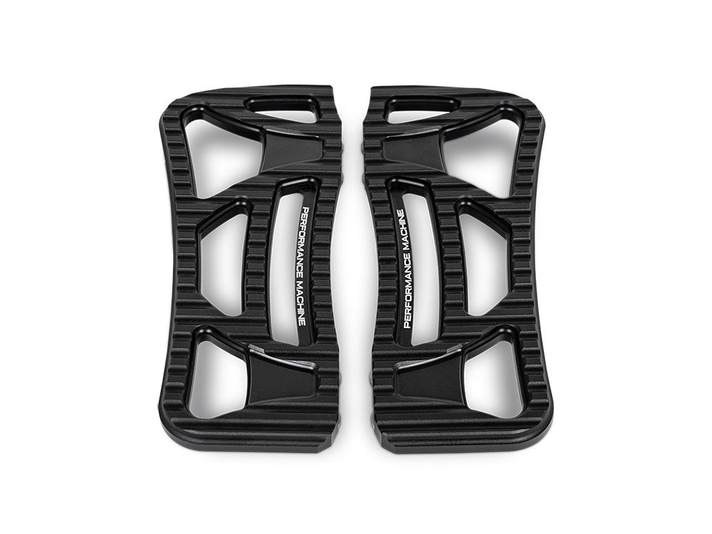 Drifter Front FloorBoards - Black. Fits Touring 1980up, FL Softail 1986-2017 & Dyna Switchback 2012-2016