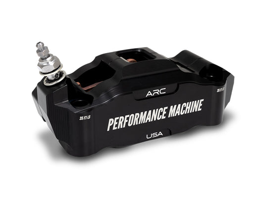 Left Hand Front Race Series Radial 4 Piston Caliper - Black