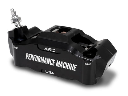 Left Hand Front Race Series Radial 4 Piston Caliper - Black