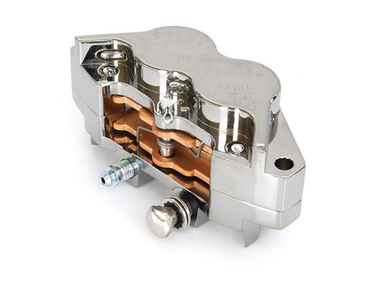 Universal 4 Piston Caliper - Chrome.