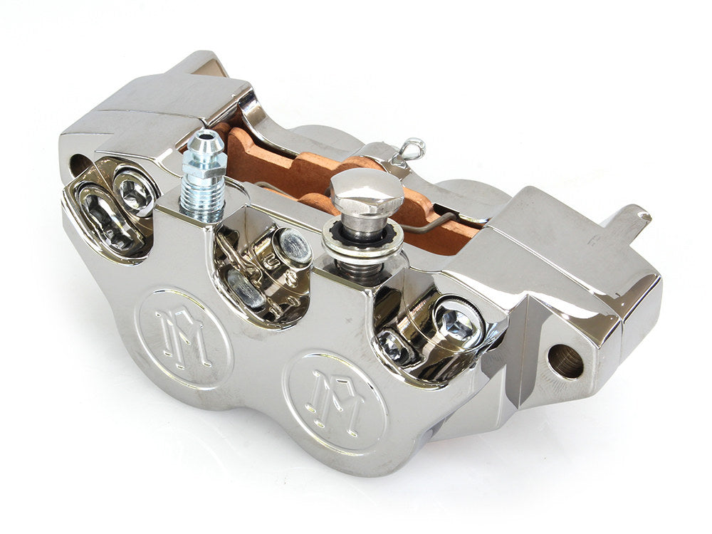 Universal 4 Piston Caliper - Chrome.