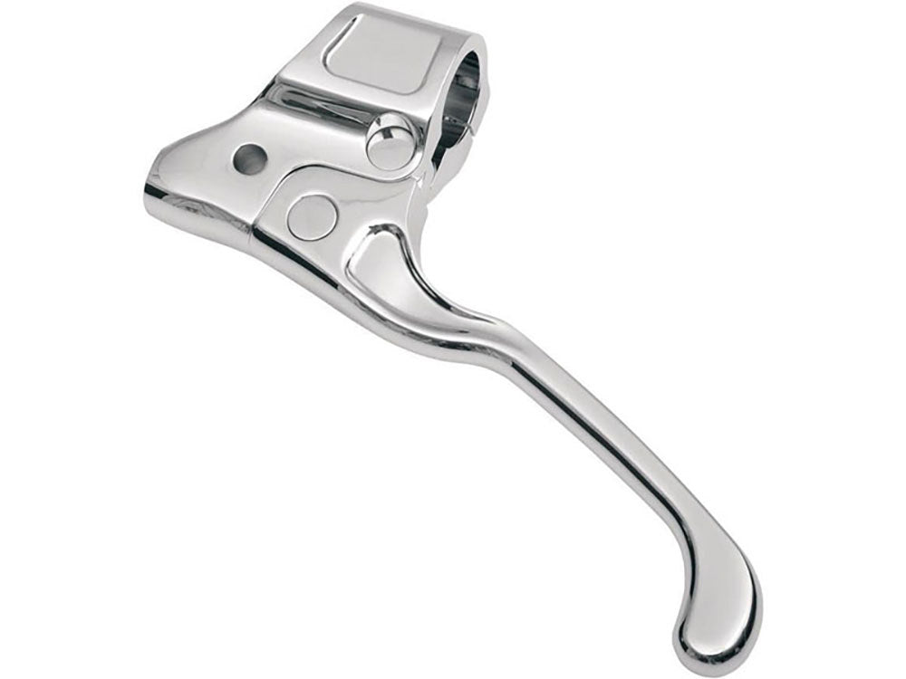 Clutch Perch & Lever Assembly - Chrome. Fits Big Twin 1984-2006.