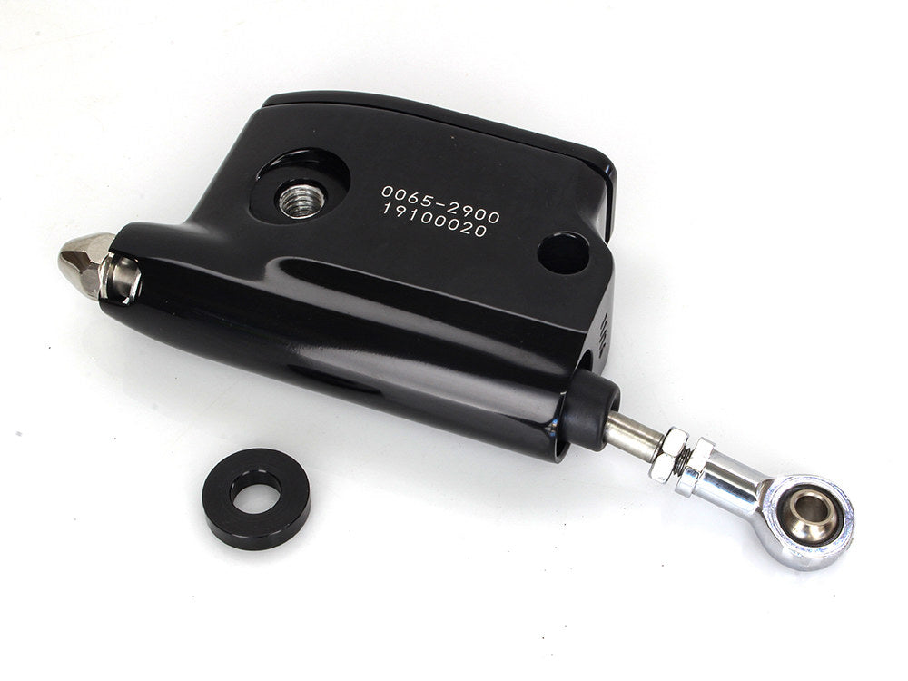 11/16in. Rear Brake Master Cylinder - Black Contrast Cut. Fits Performance Machine Forward Controls.