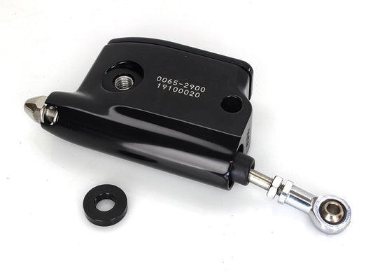 11/16in. Rear Brake Master Cylinder - Black Contrast Cut. Fits Performance Machine Forward Controls.