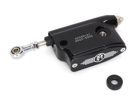 11/16in. Rear Brake Master Cylinder - Black Contrast Cut. Fits Performance Machine Forward Controls.