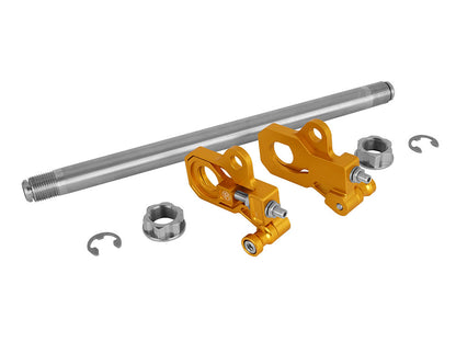 Rear Axle Adjuster Kit - Gold. Fits Touring 2009up.