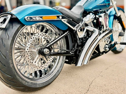 11.5in. Rear Classic 5 Spoke Stainless Steel Disc Rotor. Fits Big Twin 2000up & Sportster 2000-2010.