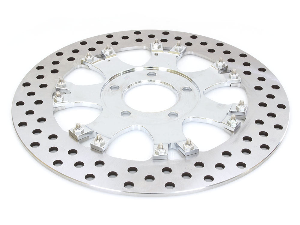 11.5in. Rear Heathen & Paramount Disc Rotor - Chrome. Fits H-D 1981up with 11-1/2in. Disc Rotor.