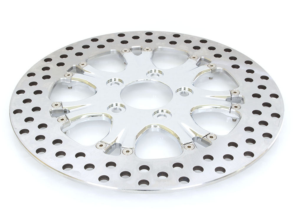 11.5in. Rear Heathen & Paramount Disc Rotor - Chrome. Fits H-D 1981up with 11-1/2in. Disc Rotor.