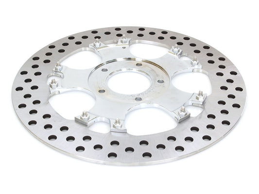 11.8in. Left Hand Front & Right Hand Front Gasser & Luxe Disc Rotor - Chrome. Fits Softail 2015up, Touring 2008up, Dyna 2006-2017 & Sportster 2014-2021