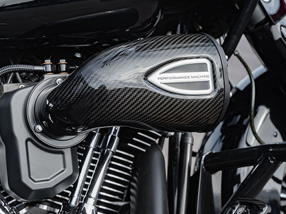 C4 Series Air Cleaner Kit - Carbon Fiber. Fits Touring 2008-2016, Softail 2016-2017, CVO Softail 2011-2017 & Dyna Low Rider S 2016-2017 with Throttle-by-Wire