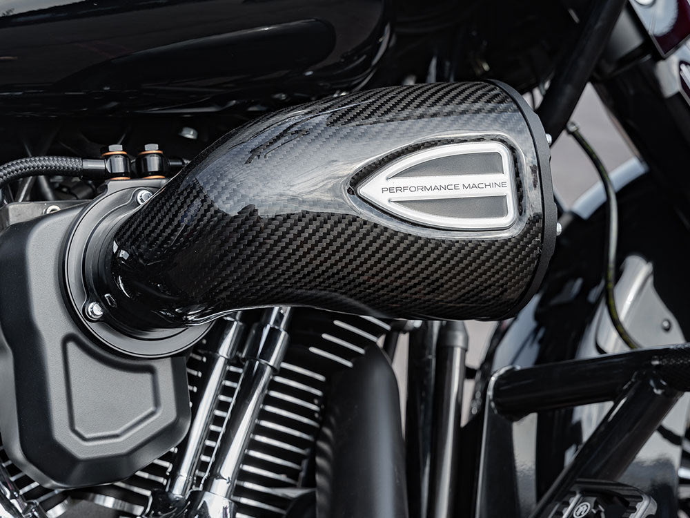 C4 Series Air Cleaner Kit - Carbon Fiber. Fits CVO Touring 2023up, Street Glide & Road Glide 2024up, Touring 2025up & Softail 2025up