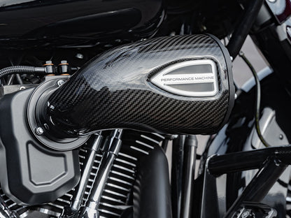 C4 Series Air Cleaner Kit - Carbon Fiber. Fits CVO Touring 2023up, Street Glide & Road Glide 2024up, Touring 2025up & Softail 2025up