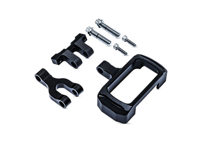 PM Phatbar Gauge Relocation Kit - Black Ops. Fits Softail Street Bob, Breakout, Low Rider ST and Standard 2018-2024
