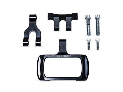 PM Phatbar Gauge Relocation Kit - Black Ops. Fits Softail Street Bob, Breakout, Low Rider ST and Standard 2018-2024