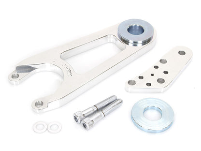 Left Hand or Right Hand Caliper & Mounting Bracket - Polished. Fits Custom Springer with 3/4in. Axle & 11.5in. Disc Rotor.