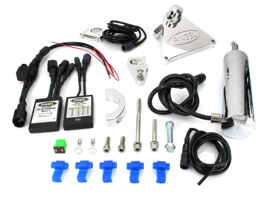 Electric Shifter Kit. Fits Softail Fat Bob 2018-2024 & FXDR 2019-2020, Sport Glide 2018-2024 & Street Bob/Low Rider Models 2018up with HD Forward Controls