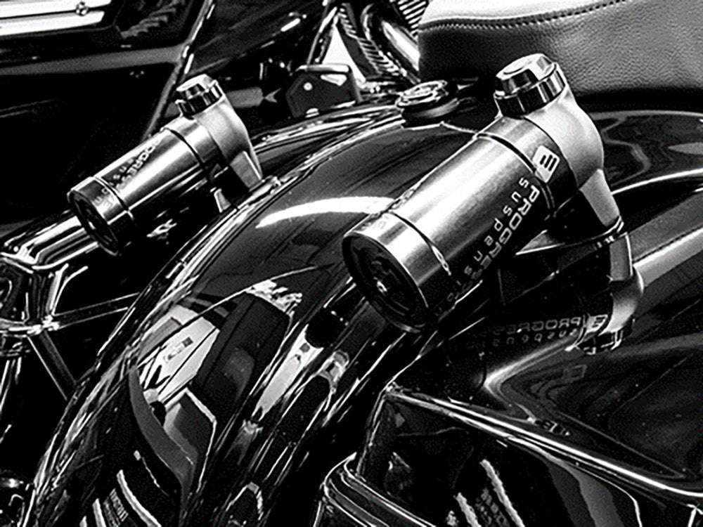 Remote Reservoir External Top Mounting Bracket Kit. Fits Touring 2014up.